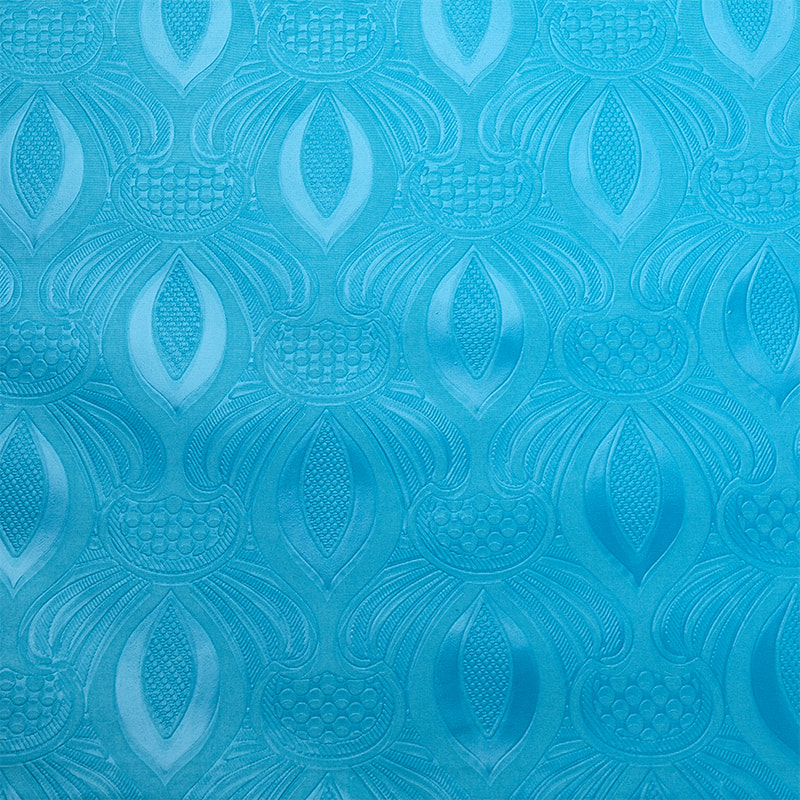 TMIE-06-4 Dyed Colors Embossed Bazin Fabric