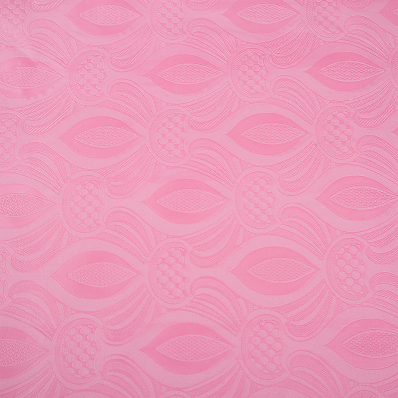 TMIE-06-4 Dyed Colors Embossed Bazin Fabric