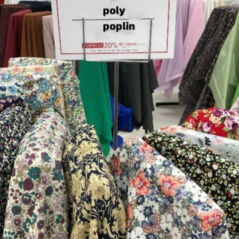 TMIE-08-3-1 115CM Width Light Weight 110GSM Customized Print Pattarn Polyester Poplin Fabric