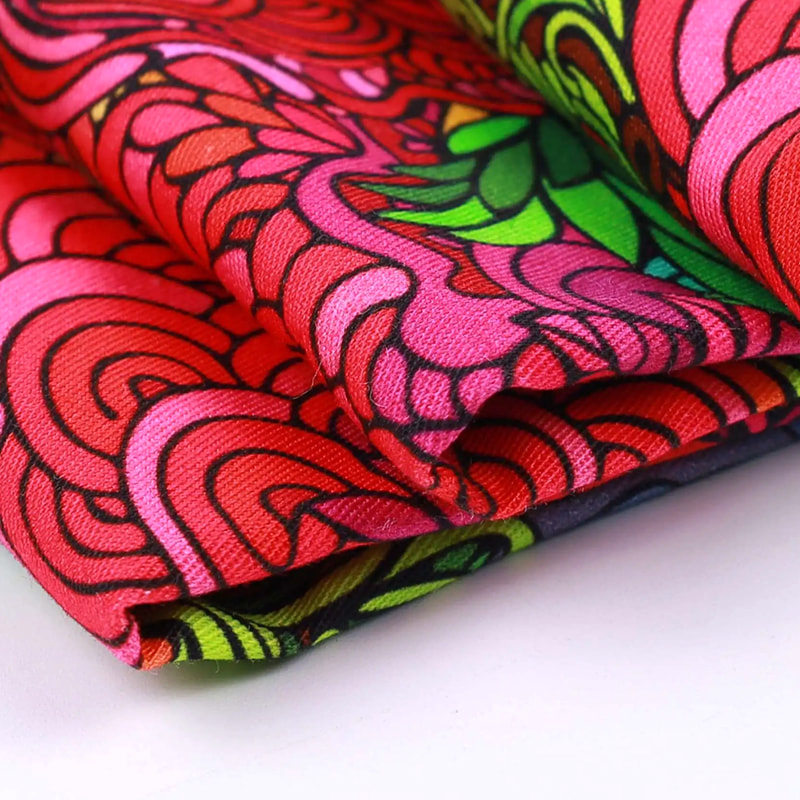 TMIE-08-3-2 115GSM Polyester Print Twill Poplin Fabric