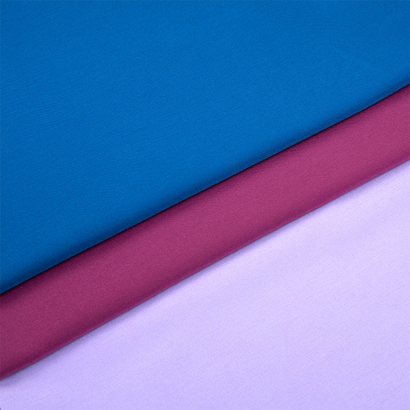 TMIE-15-1-1 150CM Width Light Weight 110GSM 4way Strech Solid Dyed Polyester Fabric