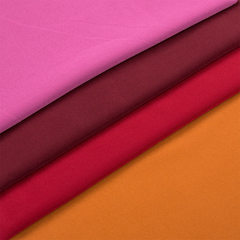TMIE-15-1-3 150CM Width Light Weight 120GSM 4way Strech Solid Dyed Polyester Fabric