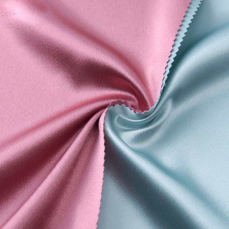 TMIE-14-4 Crystal Satin With High Color Fastness Gloss Satin Dyed Garment Dress Fabric