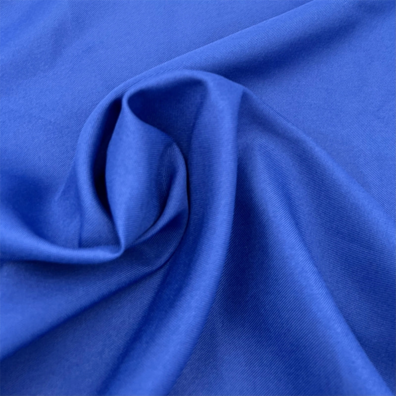 TMIE-03-1-4 Twill Blue Middle Weight 150 GSM Minimatt Polyester Fabric