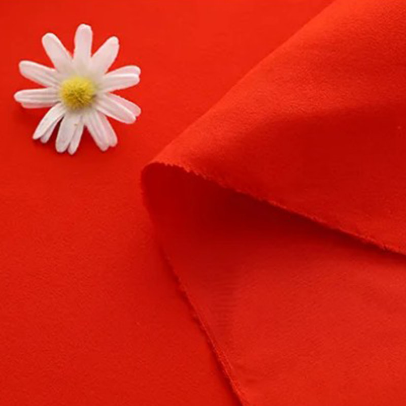 TMIE-11-01 80GSM Red Solid Dyed Fabric